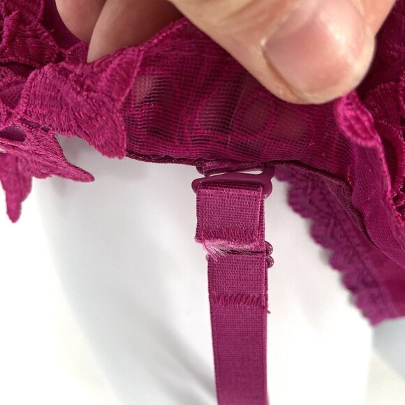 Elegant Women's Lace Halter Corset - Pink - Picture 6 of 16